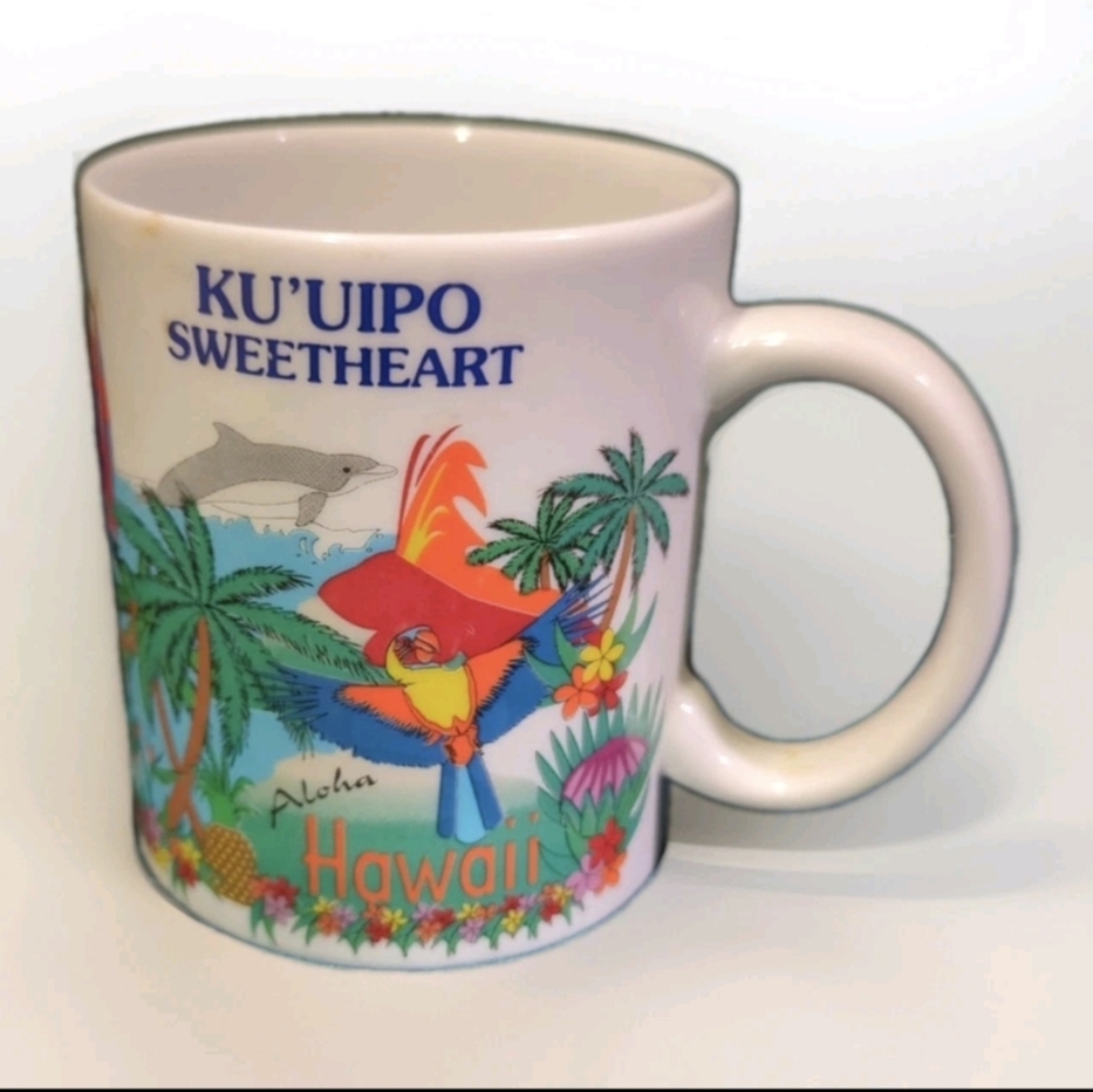 Hawaii Coffee Mug Personalized Name SWEETHEART Aloha Tropical Island Surf USA